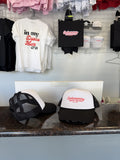 Hat - Custom Trucker Hat Pink Retro Contemporary Ballet Dallas, est. 2005